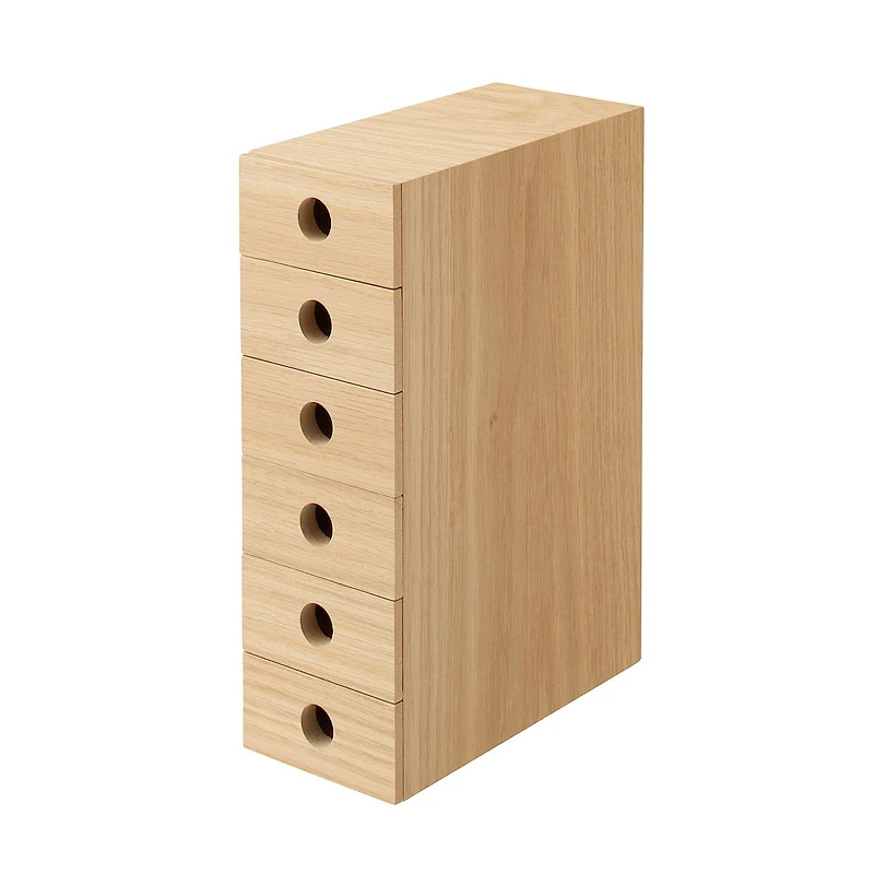 Wooden Storage 6 Drawers