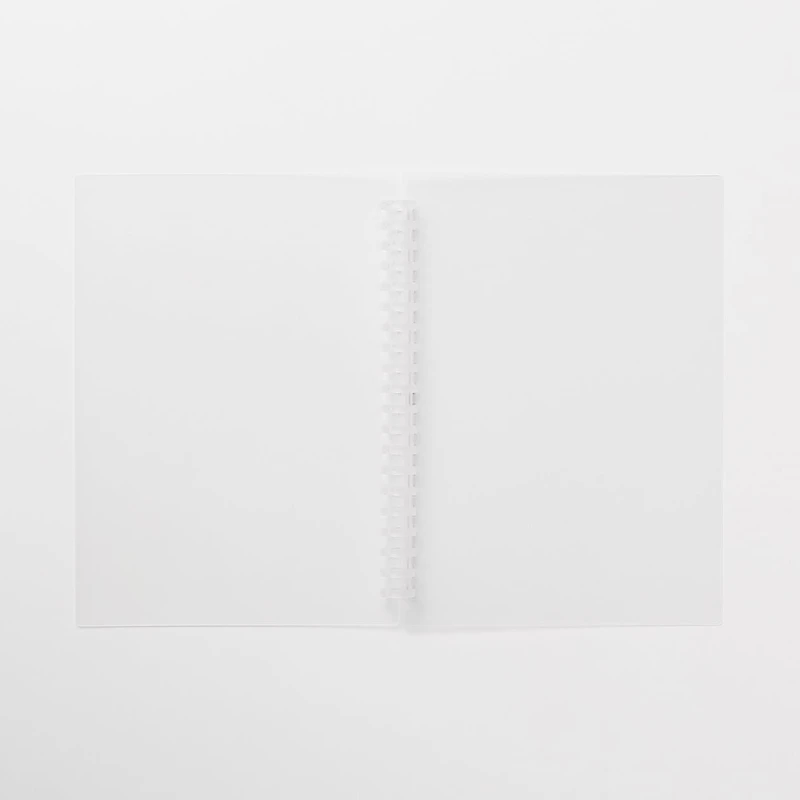 Polypropylene Cover for Loose Leaf Paper A5 20 Holes