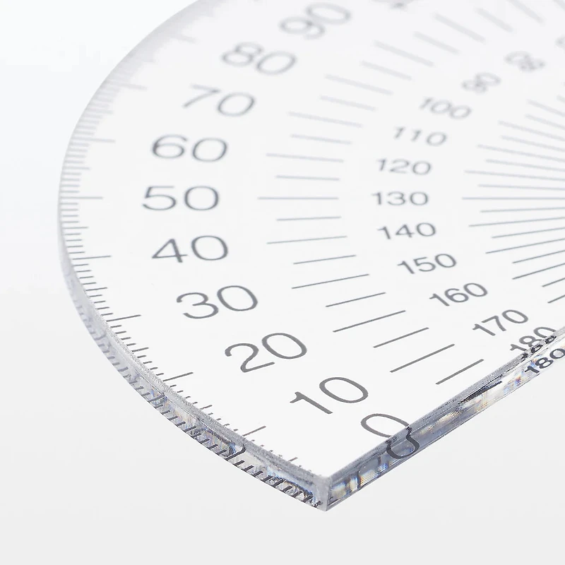 Acrylic Protractor Semi-Circle