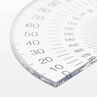 Acrylic Protractor Semi-Circle