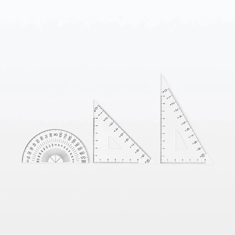Acrylic Protractor Semi-Circle