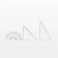 Acrylic Protractor Semi-Circle