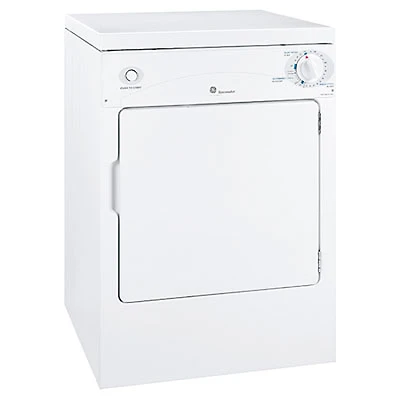 GE 22.8" Electric Dryer (PSKP333EBWW) - White