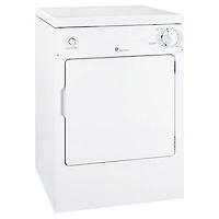GE 22.8" Electric Dryer (PSKP333EBWW) - White