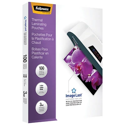 Fellowes Clear Laminating Pouches 100-Pack