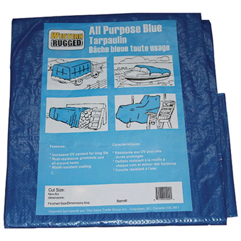 Western Rugged Tarp 40 x 60 ft. - Blue