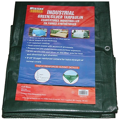 Western Rugged Tarp 30 x 30 ft. - Green