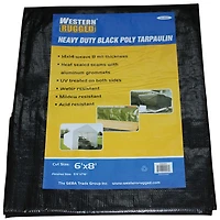 Western Rugged Tarp 20 x 20 ft. - Black