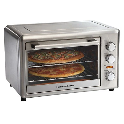 Hamilton Beach Counter Top Oven with Convection & Rotisserie - Silver