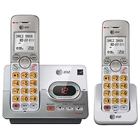 AT&T 2-Handset DECT 6.0 Cordless Phone with Answering Machine (EL52203)