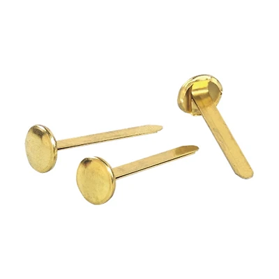 Acco Round Head Fastener (ACC71710) - 100 Pack - Brass