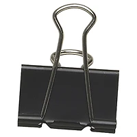 Acme United Sure-Grip Triangular Fold Back Binder Clips (ACM11213) - 12 Pack - Black
