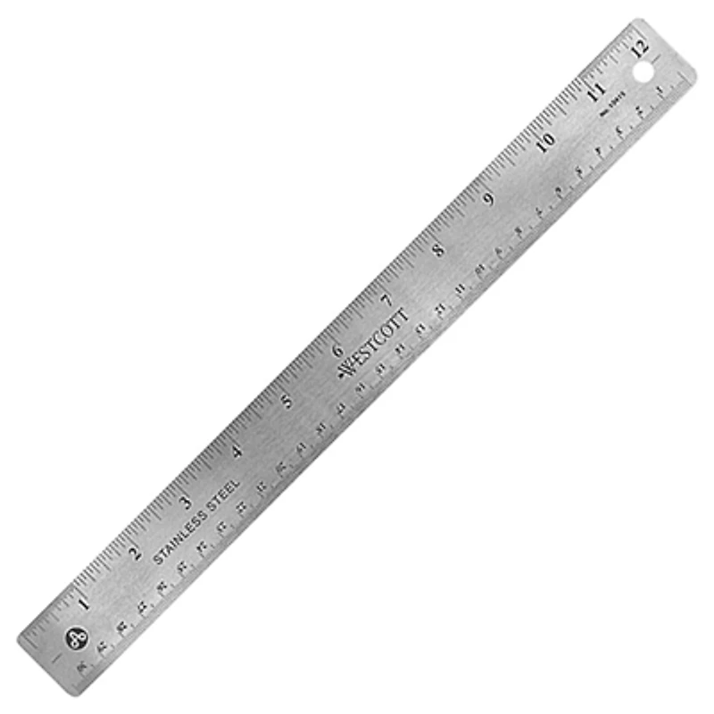 Acme United Westcott Stainless Steel Ruler (ACM50201)