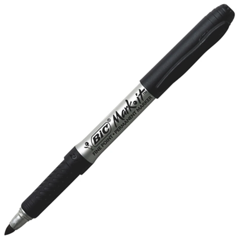 BIC Mark It Permanent Marker (BICGPM11BK) - Fine - Black