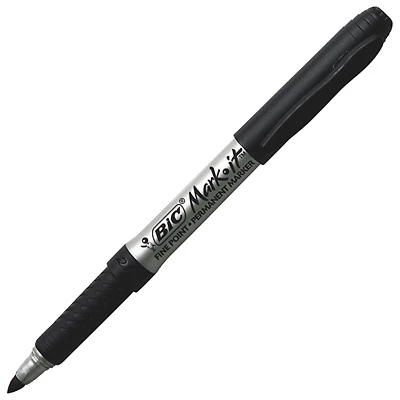 BIC Mark It Permanent Marker (BICGPM11BK) - Fine - Black