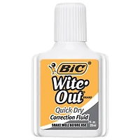 BIC Wite-Out Quick Dry Correction Fluid (BICWOFQD12)