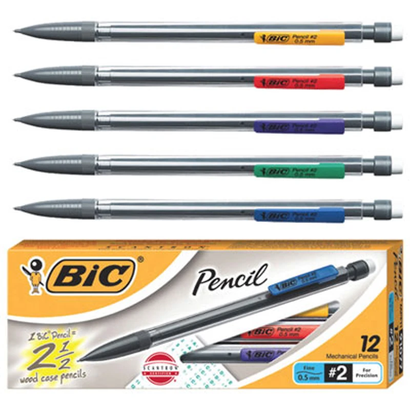 BIC 0.5mm Mechanical Pencil (BICMPF11) - 12 Pack