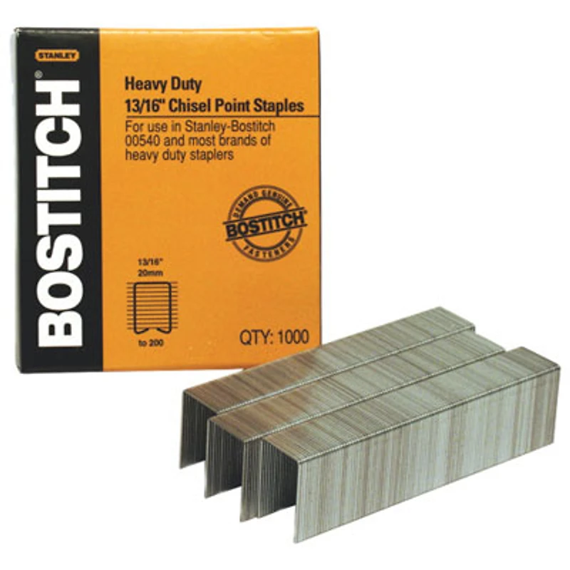 Stanley Bostitch 13/16" Chisel Point Staples (BOSSB351316HC)