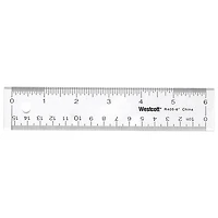 Acme United 6" Office Desk Ruler (ACM11244)