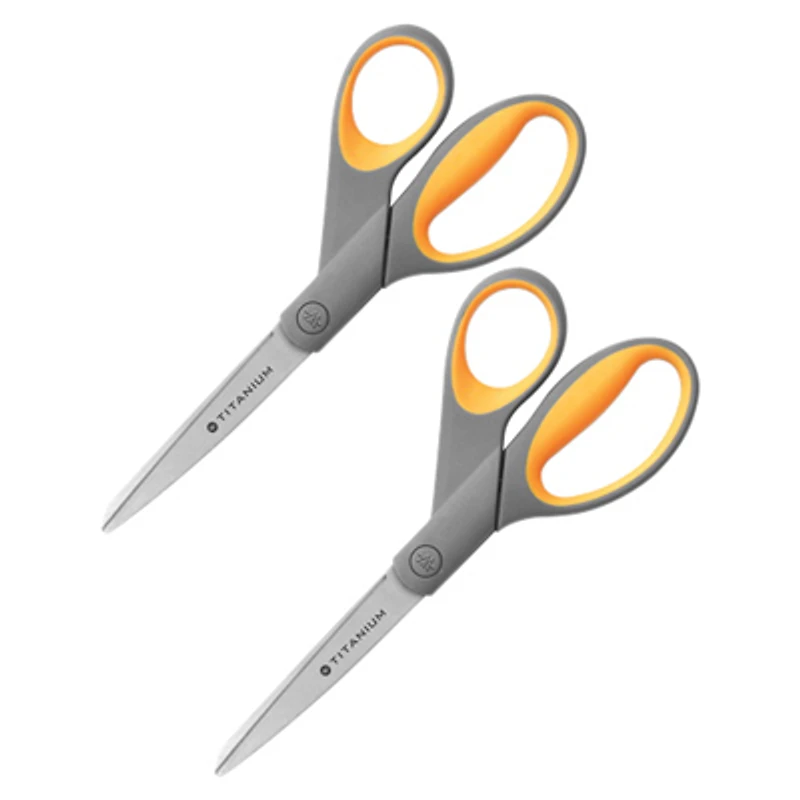 Acme Westcott 8" Titanium Bonded Scissors (ACM13901) - 2 Pack