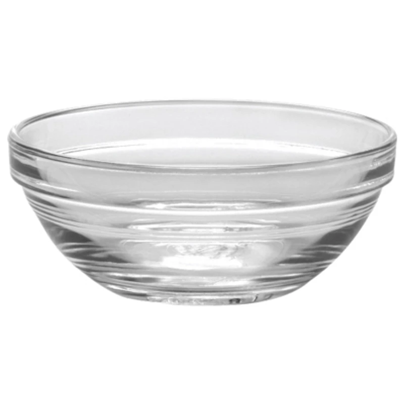 Duralex Lys 4.1" Stackable Glass Bowl - Set of 6 - Clear
