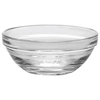 Duralex Lys 4.1" Stackable Glass Bowl - Set of 6 - Clear