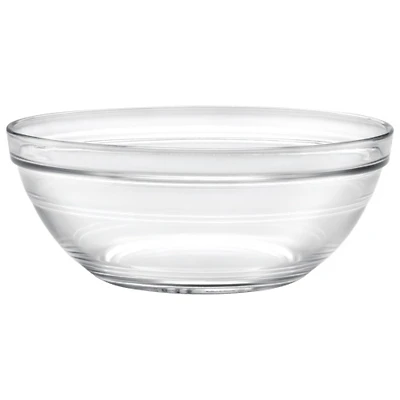 Duralex Lys 8.1" Stackable Glass Bowl - Set of 6 - Clear