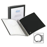 Avery 1/2" Flexi-View Round Ring Binder (AVE15767) - Black