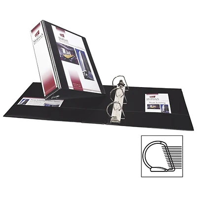 Avery 3" Durable Slant D-Ring View Binder (AVE17041) - Black