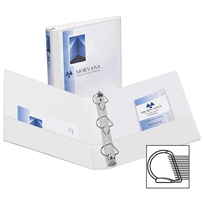 Avery Durable 1 1/2" Reference Slant D-Ring View Binder (AVE17022) - White