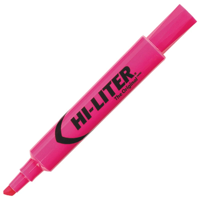 Avery Hi-Liter Chisel Point Highlighter (AVEC83509) - Pink