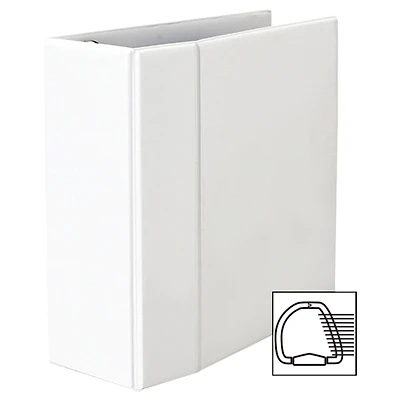 Avery 5" Heavy-Duty One Touch D-Ring View Binder (AVE79-706) - White