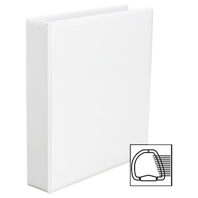 Avery Heavy-Duty 1-1/2" One-Touch D-Ring View Binder (AVE79-795) - White