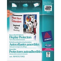 Avery Removable Self Adhesive Display Protector (AVE78620) - 10 Pack