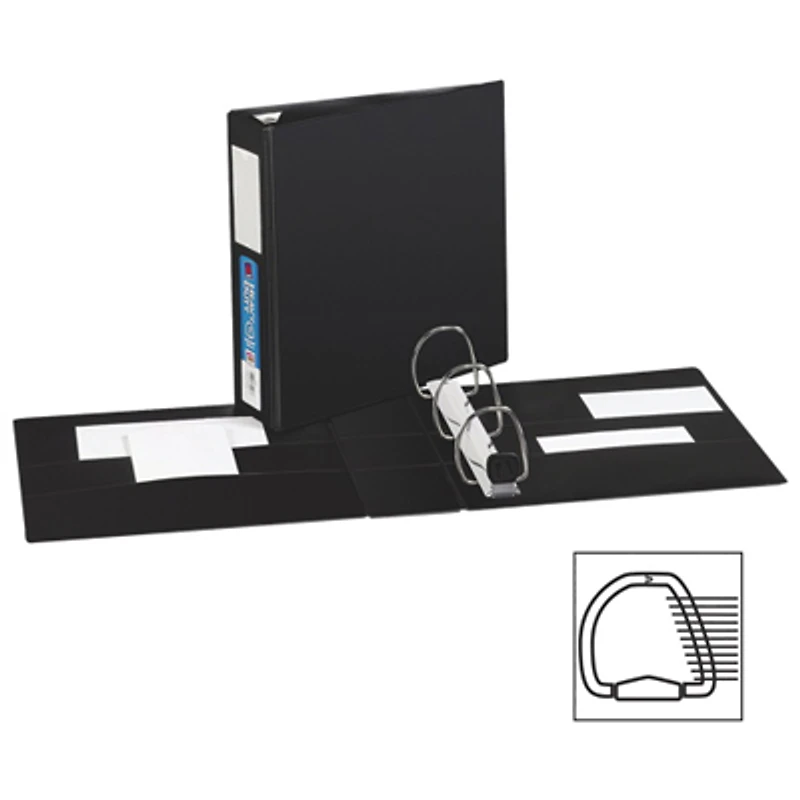 Avery 3" Heavy-Duty One Touch D-Ring Binder (AVE79-993) - Black