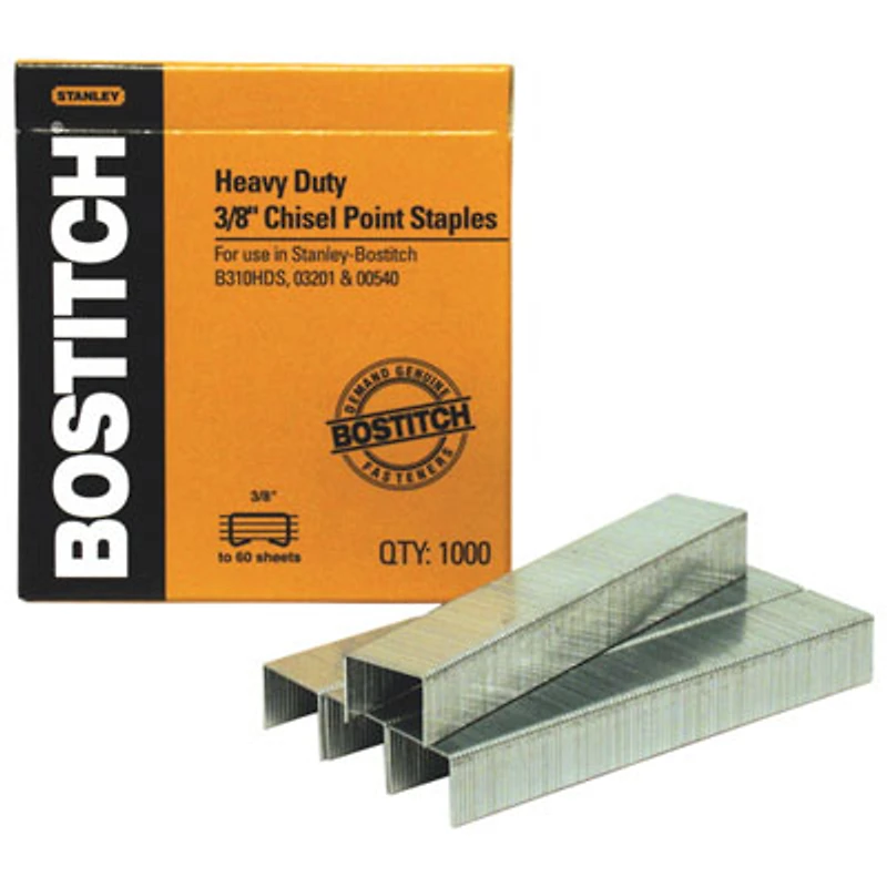 Stanley Bostitch 3/8" Heavy Duty Staples (BOSSB353/8-5M) - 5000 Pack