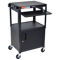Luxor Adjustable Height Cabinet Cart (AVJ42KBC) - English