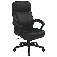 Work Smart Eco Leather Executive Chair - Black
