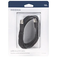 Insignia 3m (10 ft.) USB-A to USB-B Cable (NS-PU105AB-C) - Only at Best Buy