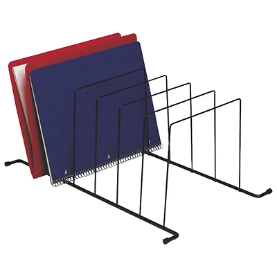Acme United Collis 6-Compartment File Organizer (ACM42606) - Black