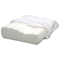 Bodyform Orthopedic Curved Wave Foam Pillow - White