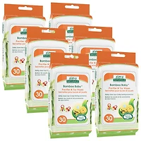 Aleva Naturals Bamboo Baby Pacifier & Toy Wipes - Economy Pack - 180 Wipes