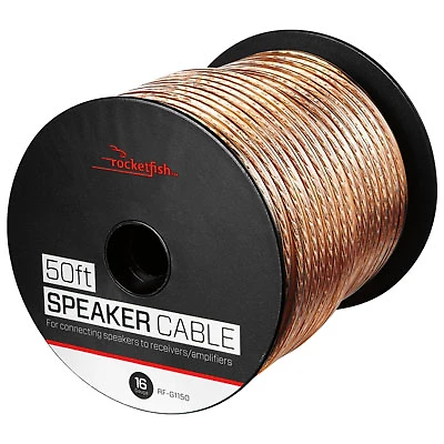 Rocketfish 15.24m (50 ft) 16AWG Speaker Cable (RF-G1150-C) - Only at Best Buy
