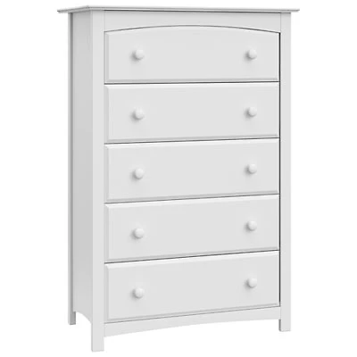 Storkcraft Kenton 5-Drawer Dresser - White
