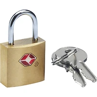 Go Travel TSA Luggage Brass Padlock