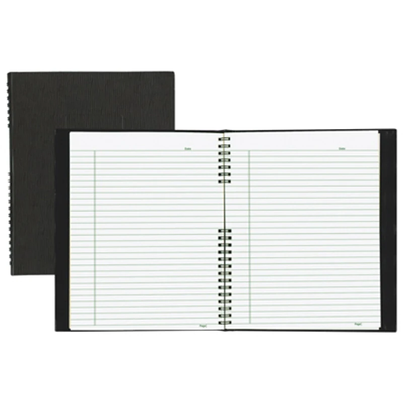 Blueline Ecologix Twin Wire NotePro Notebook - Black