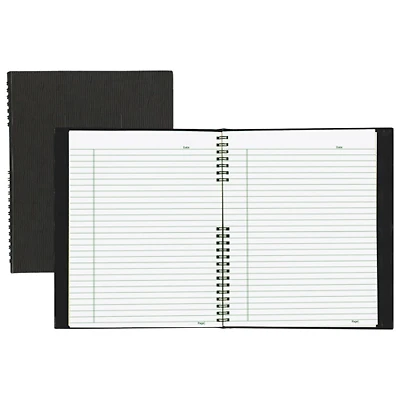 Blueline Ecologix Twin Wire NotePro Notebook - Black