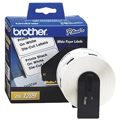 Brother P-Touch 1.1" x 2.4" Address Labels (BRTDK1209) - 800 Pack - White