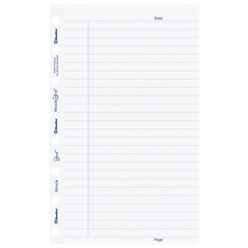Blueline 25-Pack 9.25" x 7.25" MiracleBind Refill Paper
