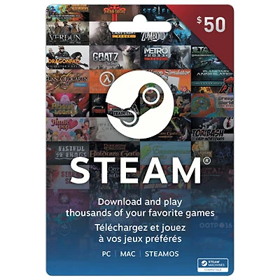 Steam $50 Card - In-Store Only